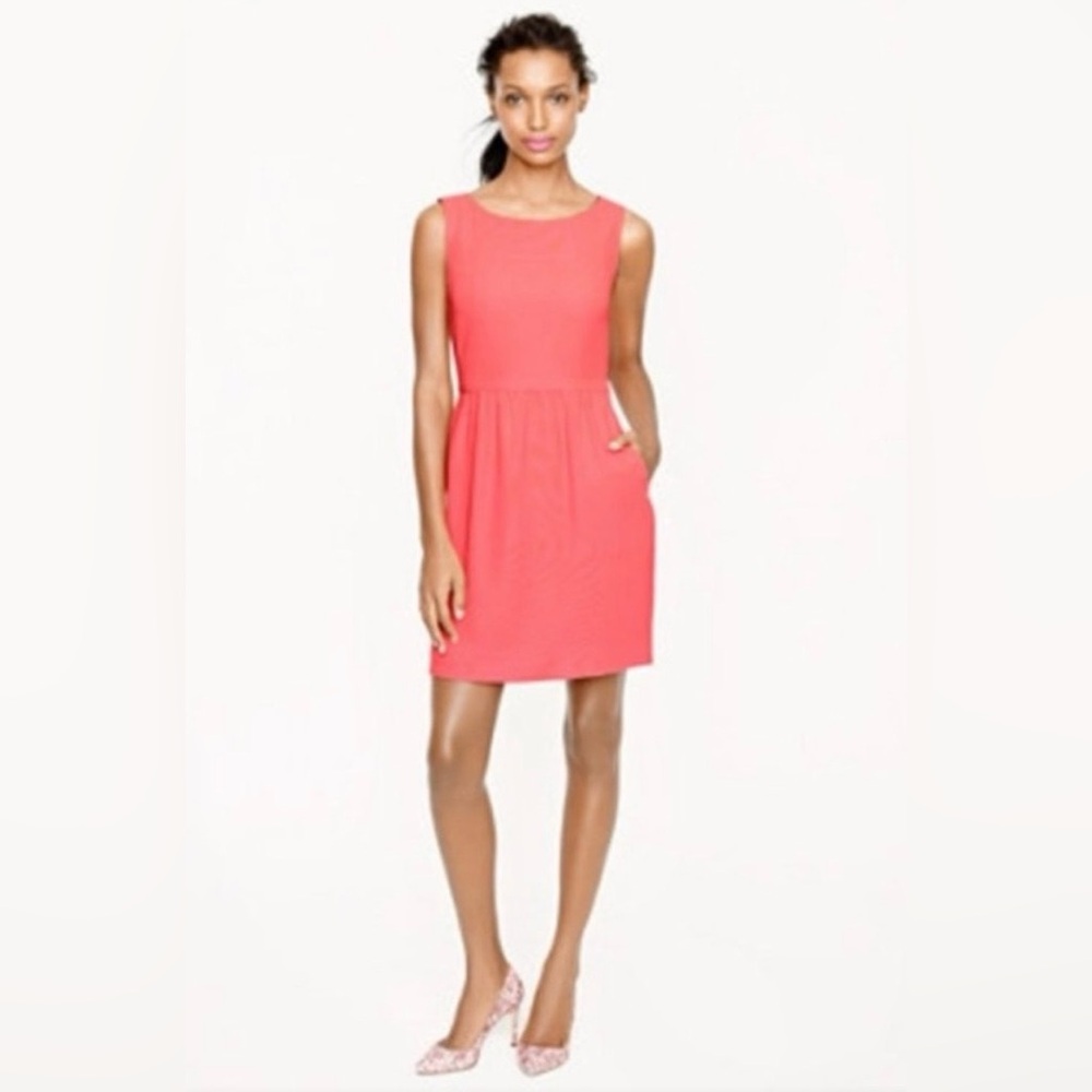 J.Crew Camille Sleeveless Dress in Black! (Size 8P)